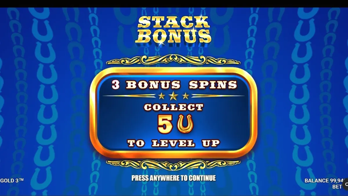 Cenário de faroeste com elementos de caça-níqueis Western Gold 3